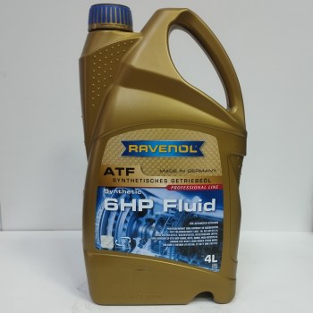 Масло трансмиссионное RAVENOL ATF 6HP Fluid 4л. №121111200401999